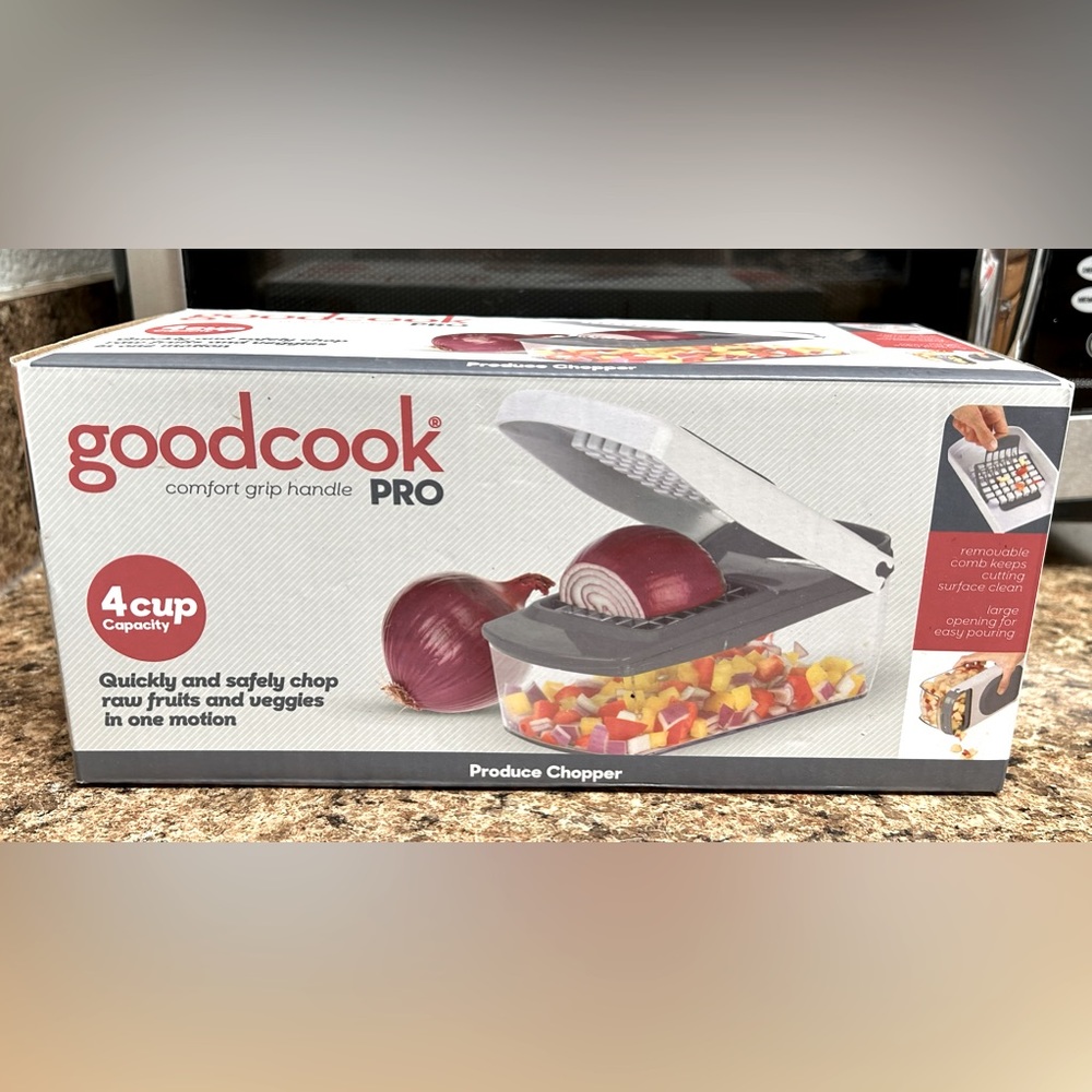 🍅🥒 Good Cook Pro 4-Cup Produce Chopper🔪🥗